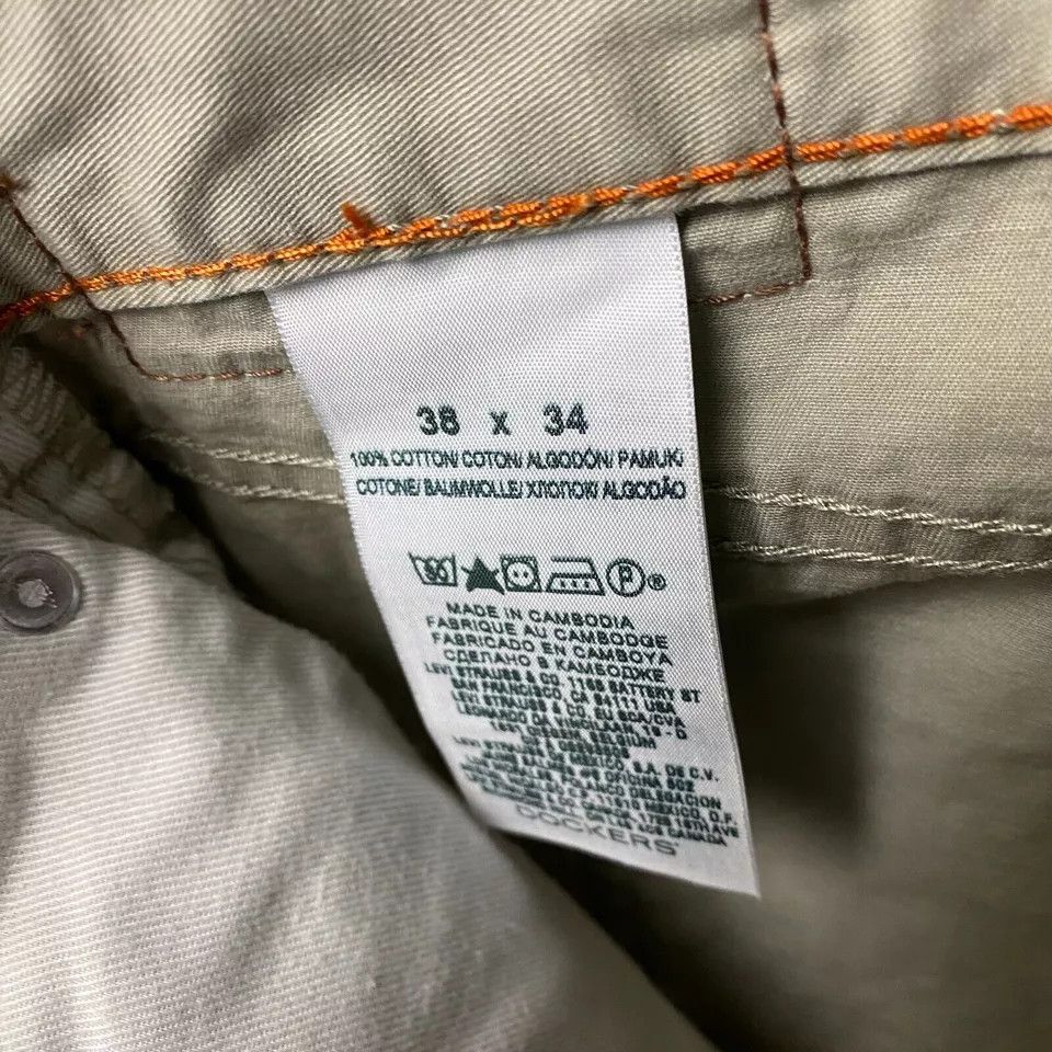 Dockers Dockers Jeans Men's 38x34 Straight Fit Beige Cotton Adults Size US 38 / EU 54 - 9 Thumbnail