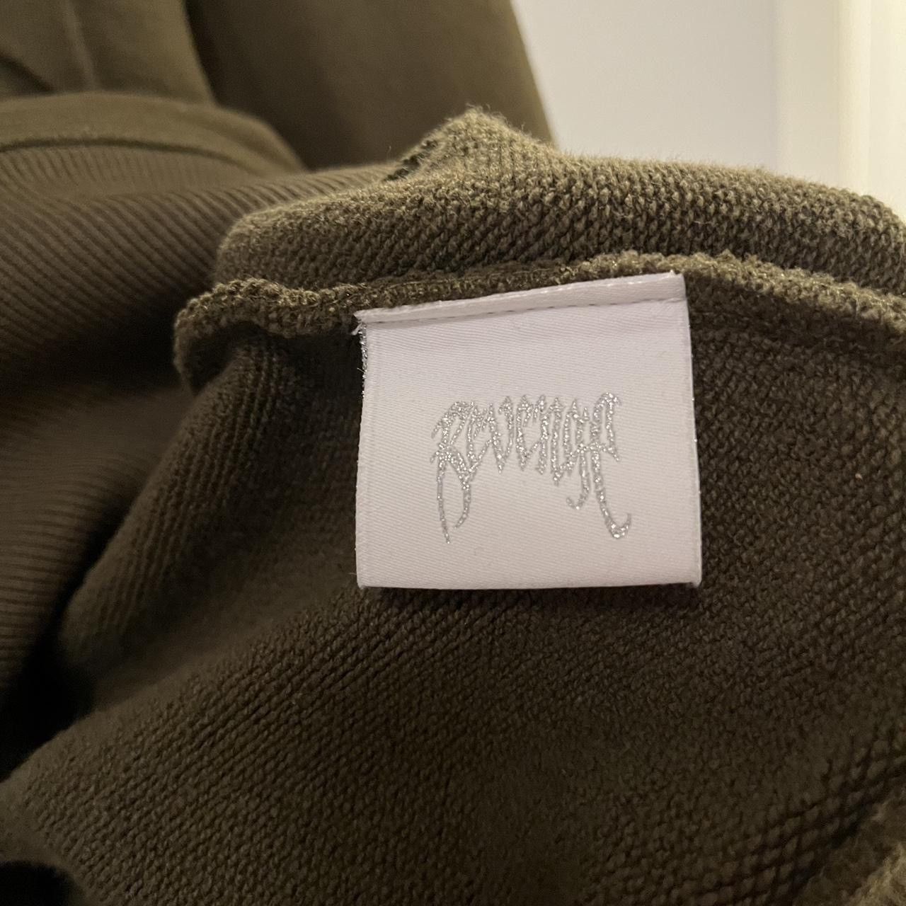 Revenge Revenge Embossed French Terry Crewneck (Army) Size US S / EU 44-46 / 1 - 5 Thumbnail