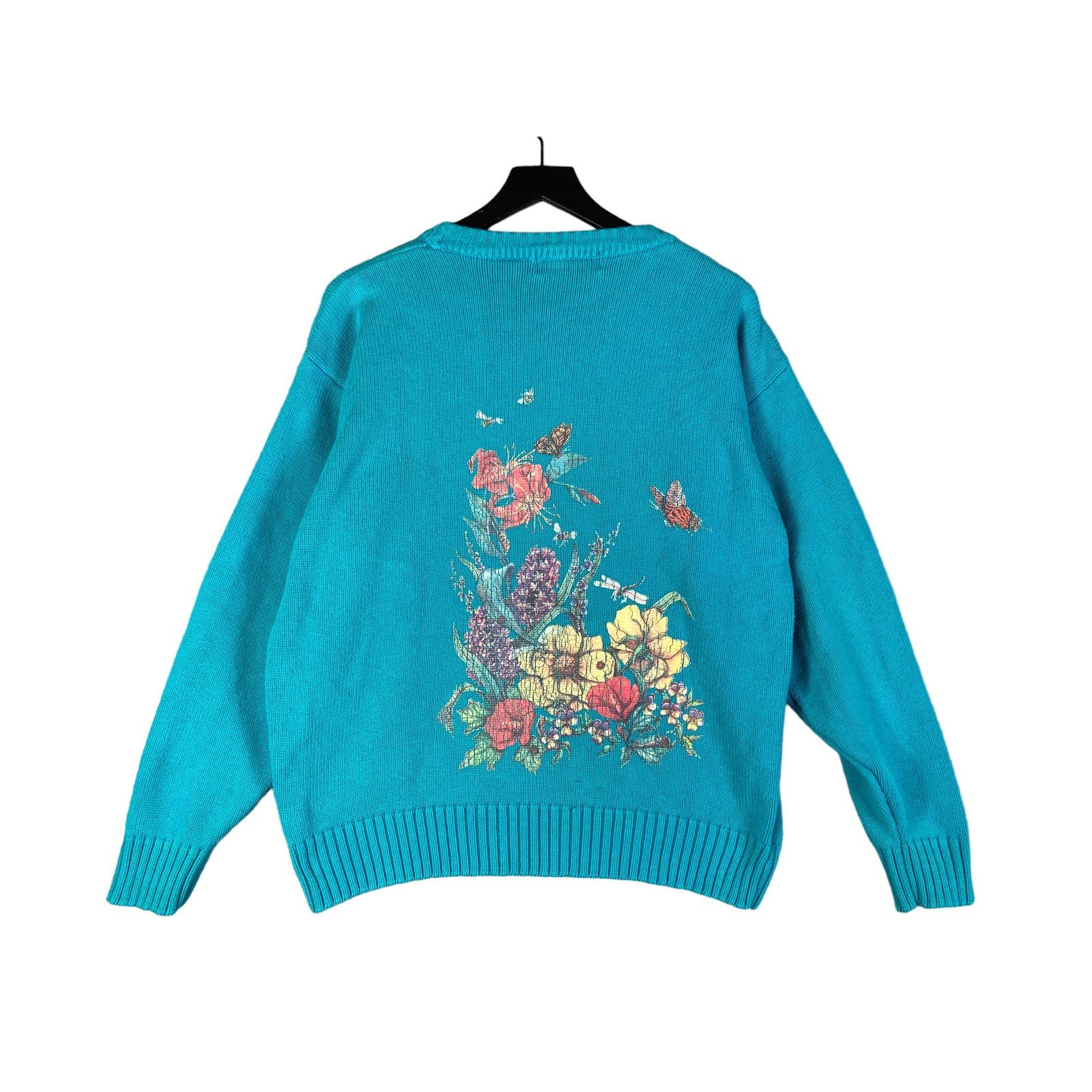 Eddie Bauer Vintage Sweater Eddie Bauer Knit Womens Pullover Garden M Size M / US 6-8 / IT 42-44 - 1 Thumbnail