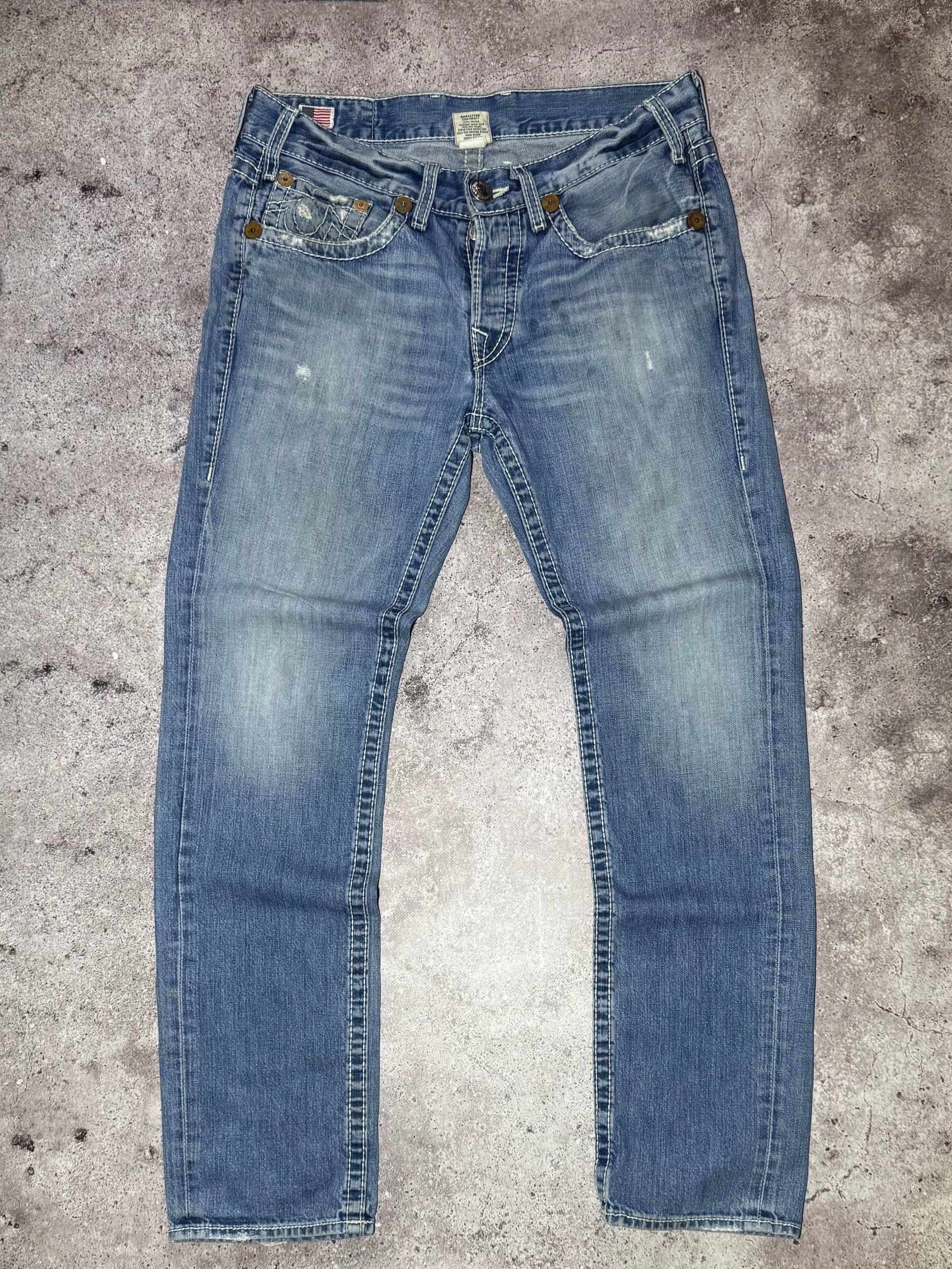 True Religion True Religion Vintage Blue Denim Streetwear Jeans Japanese Size US 34 / EU 50 - 7 Thumbnail