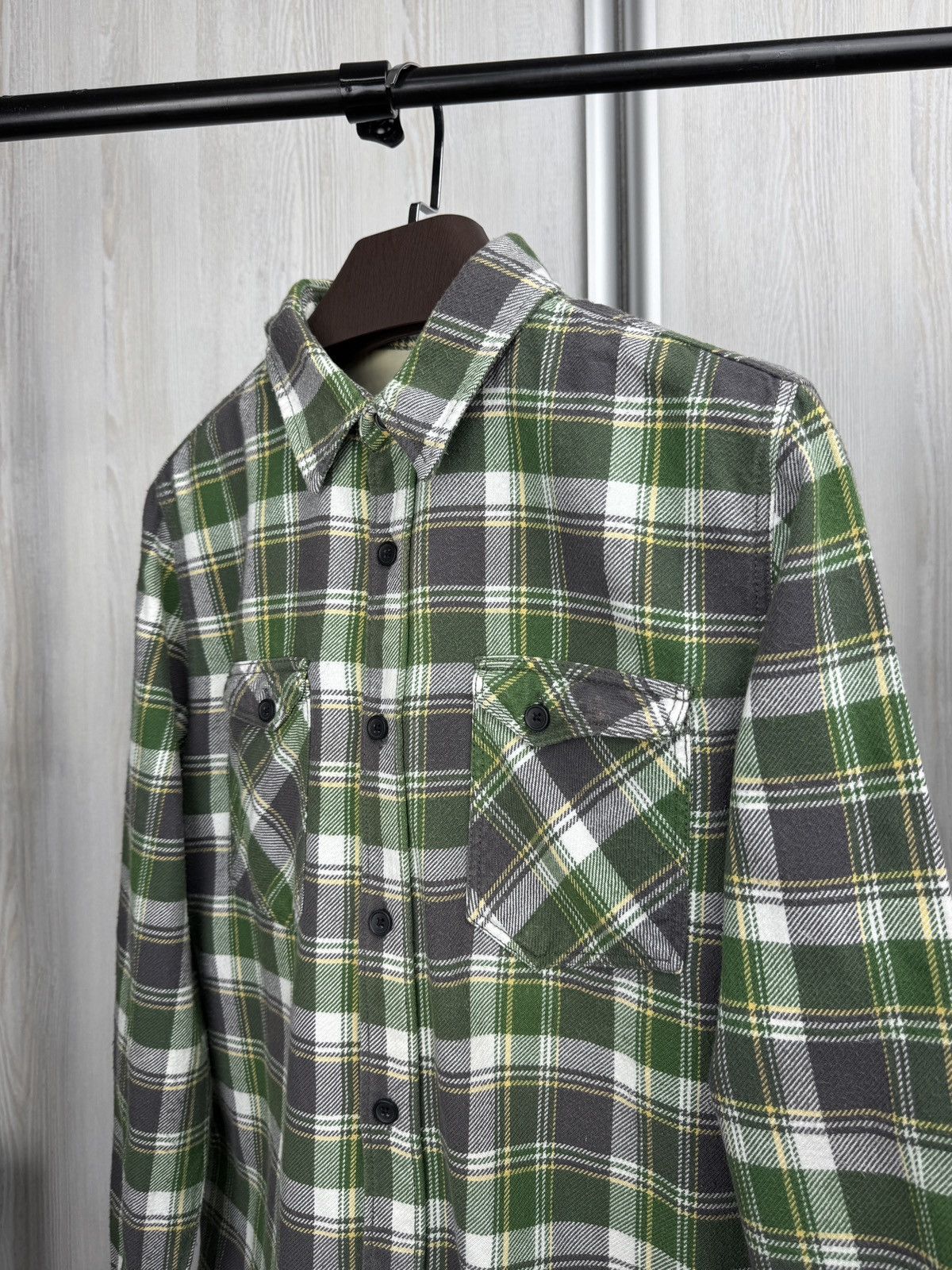 Nudie Jeans Nudie Jeans checkered green flannel long sleeve shirt Size US M / EU 48-50 / 2 - 4 Thumbnail