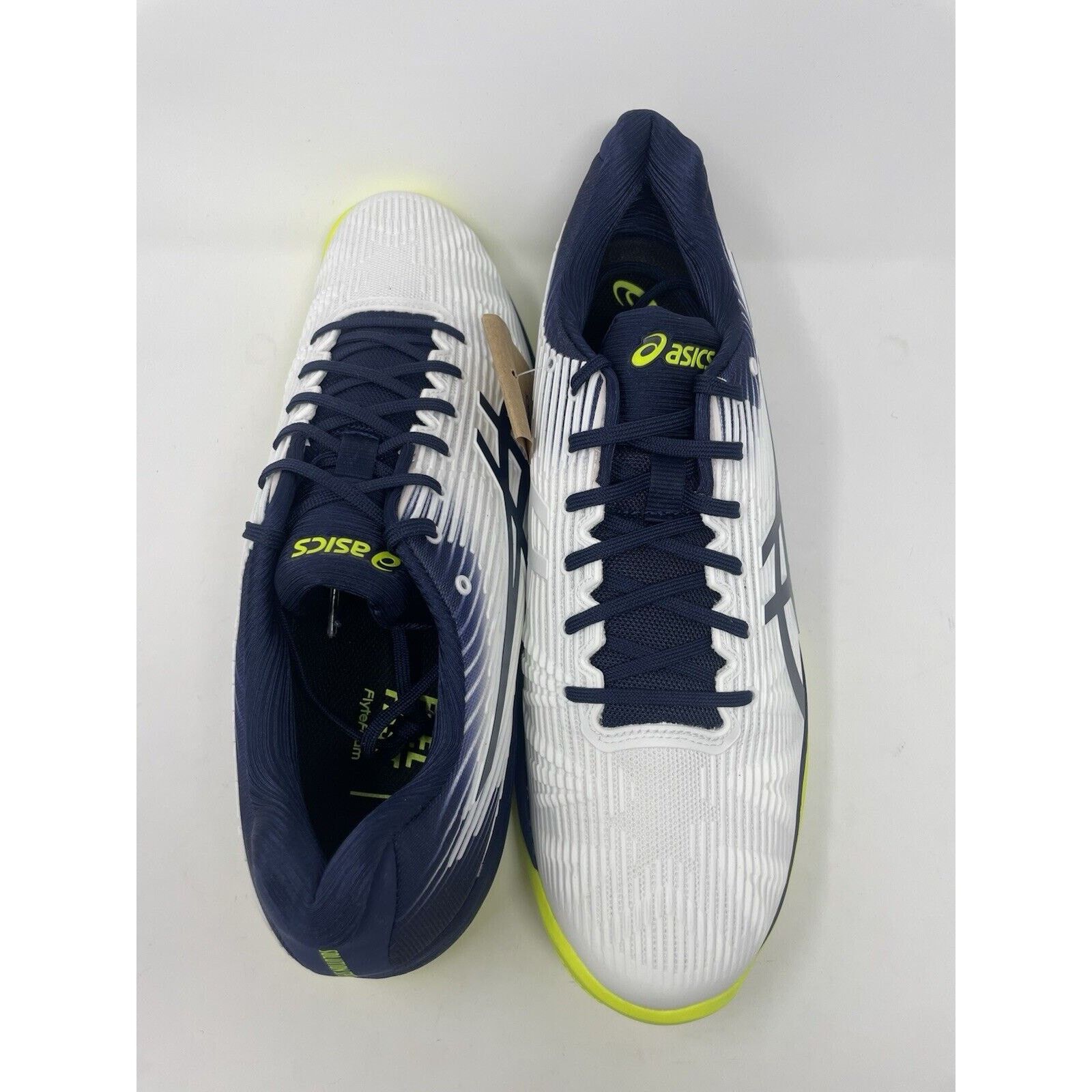Asics Asics Solution Speed FF Tennis Shoes White Blue Mens Size 15 Size US 15 / EU 48 - 7 Thumbnail