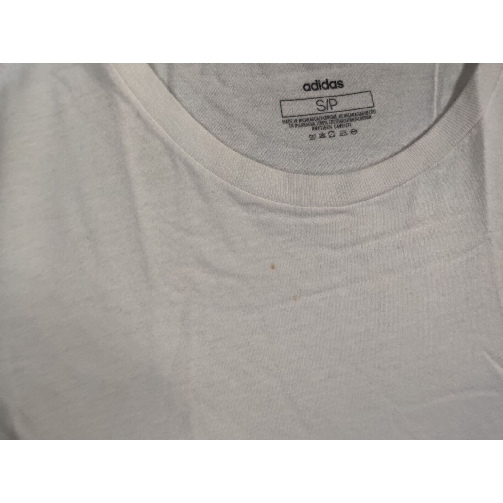 Adidas Adidas Shirt Adult Womens Small White Spell Out Logo Size S / US 4 / IT 40 - 3 Thumbnail