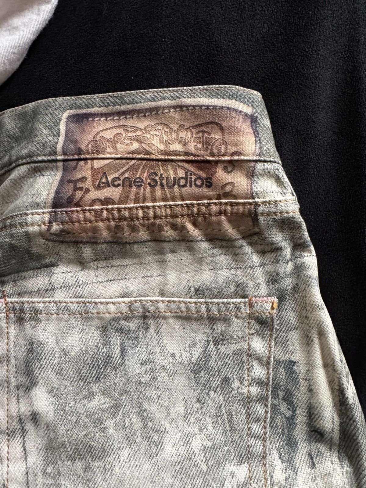 Acne Studios Acne Studios Cool Grey Trompe L’oeil Trousers Size US 34 / EU 50 - 4 Thumbnail