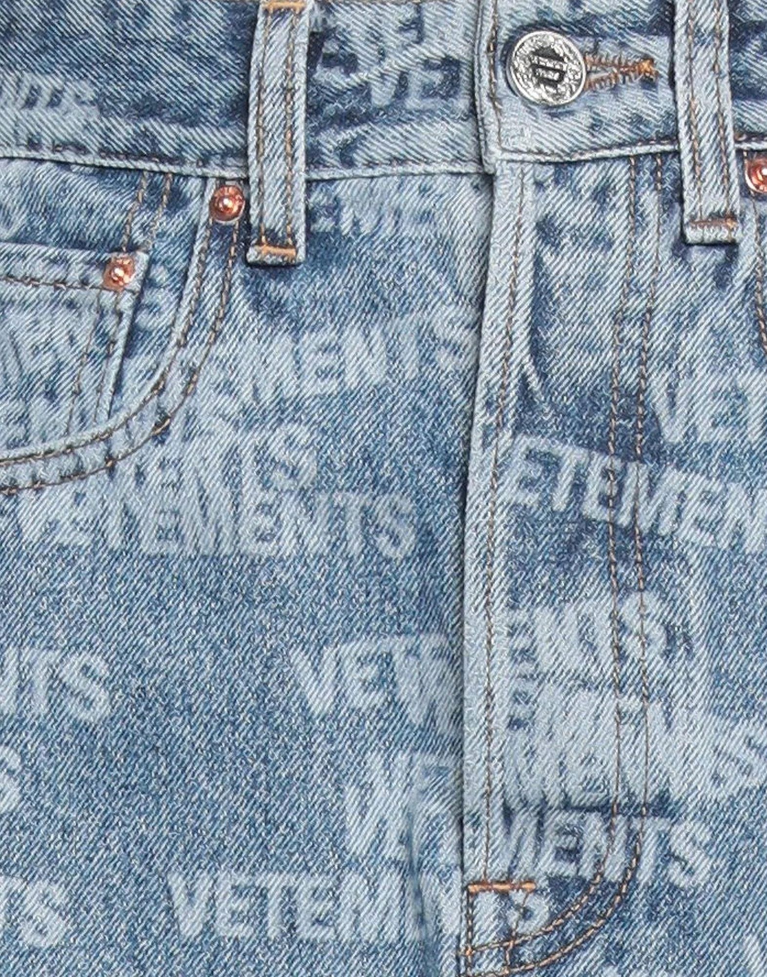 Vetements o1mle0524 Denim Skirt in Blue Size 28" / US 6 / IT 42 - 3 Thumbnail