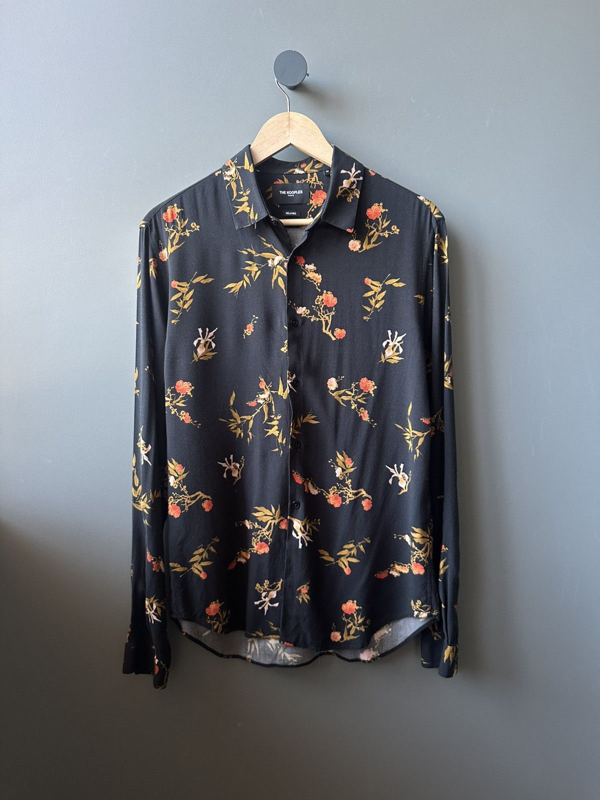 The Kooples THE KOOPLES PARIS Floral Pattern Viscose Shirt Relaxed M Size US M / EU 48-50 / 2 - 1 Thumbnail