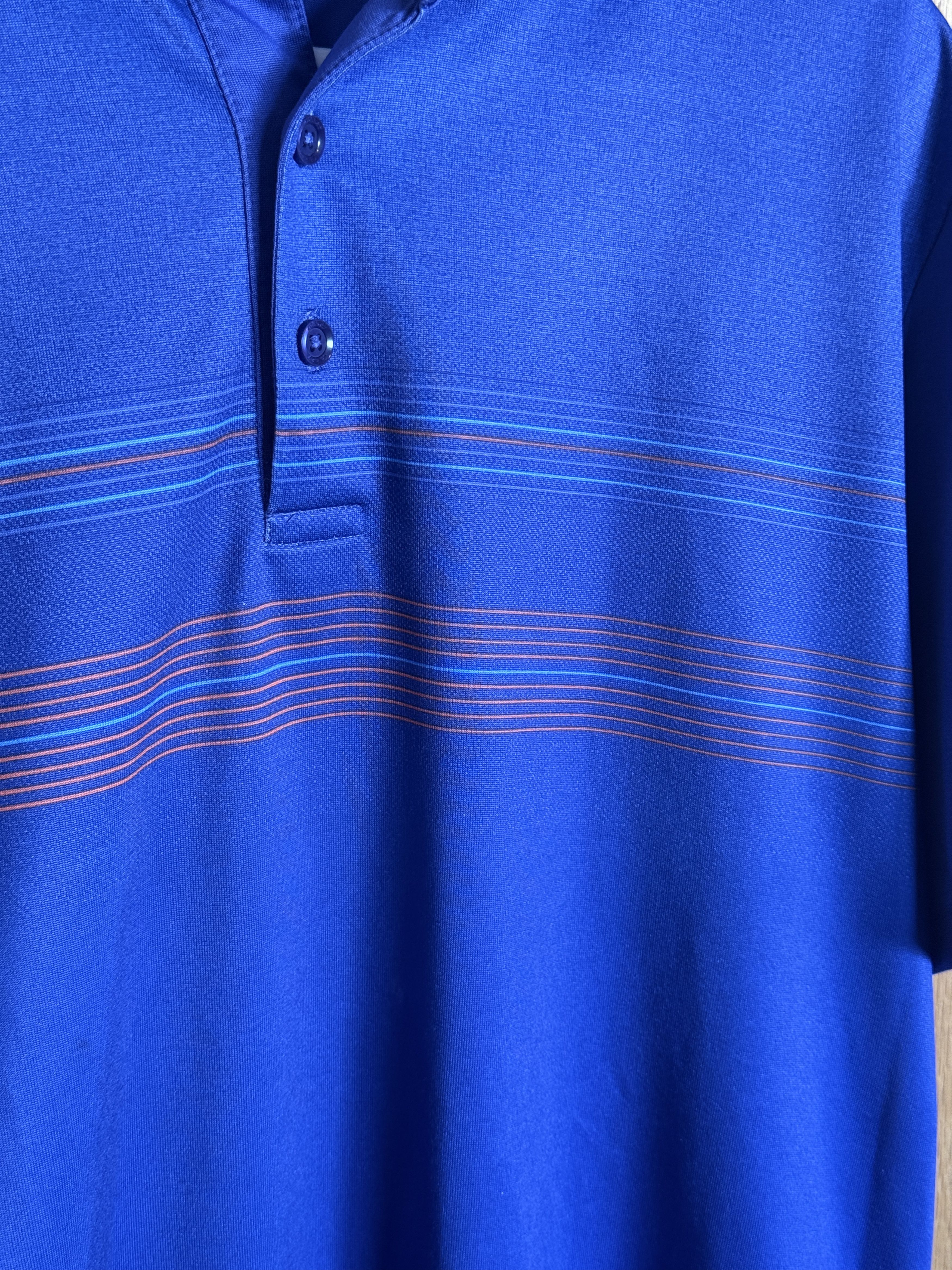 Callaway Callaway Golf Men's Opti-Dri Purple Striped Polo Size US M / EU 48-50 / 2 - 4 Thumbnail