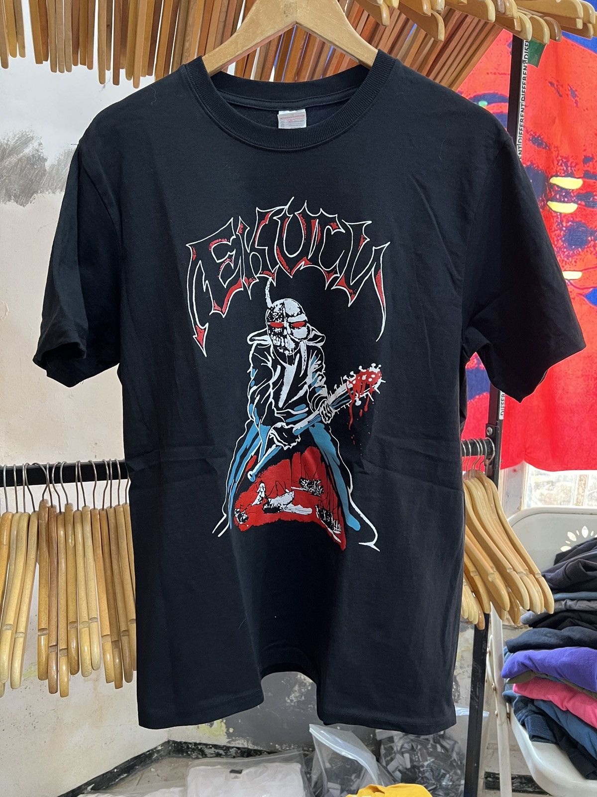 Band Tees Ekulu Unscrew My Head Hat Hardcore Punk Tee Tshirt Size US L / EU 52-54 / 3 - 1 Thumbnail