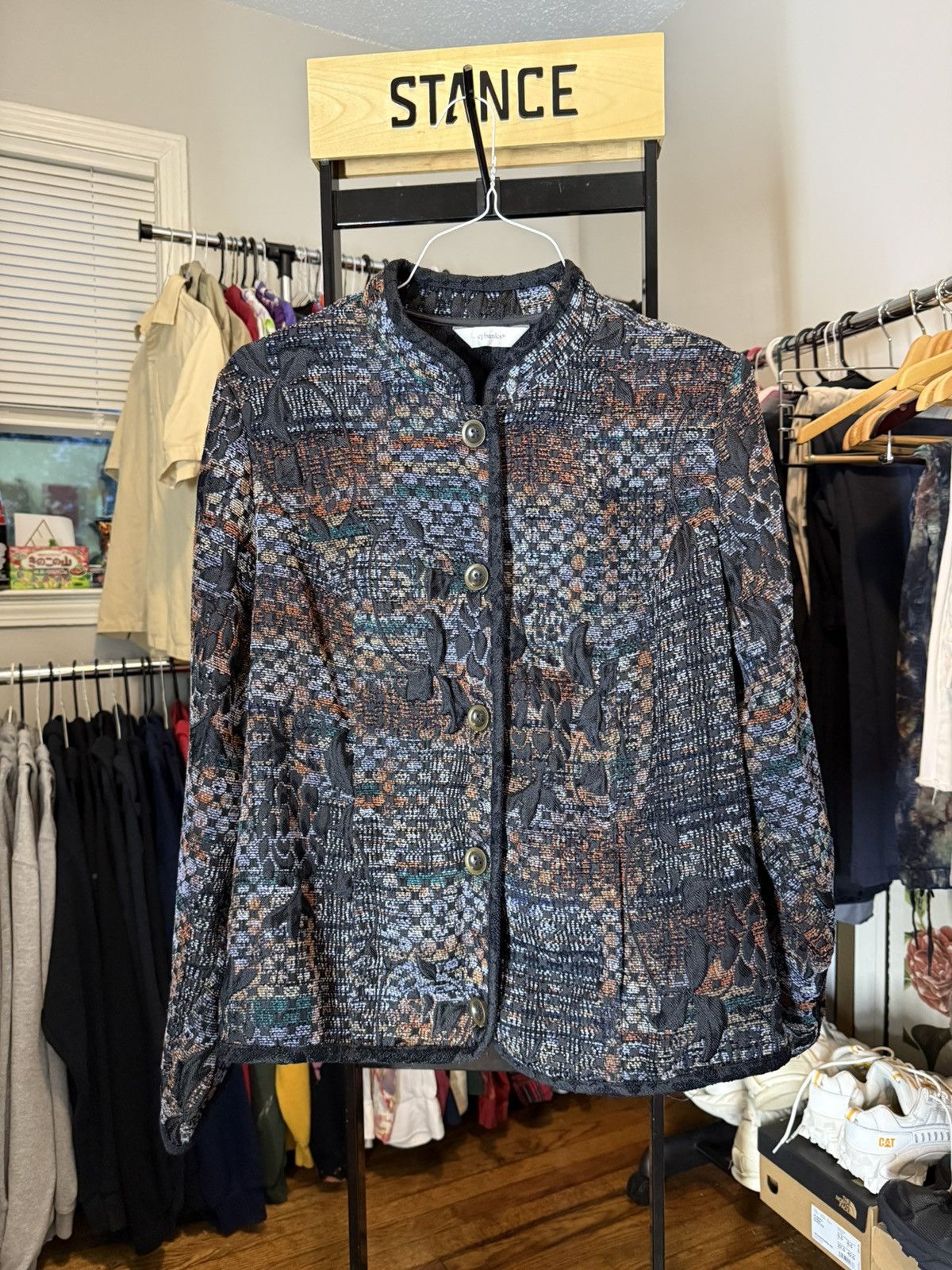 Vintage Vintage Knit Jacket Size US M / EU 48-50 / 2 - 1 Thumbnail