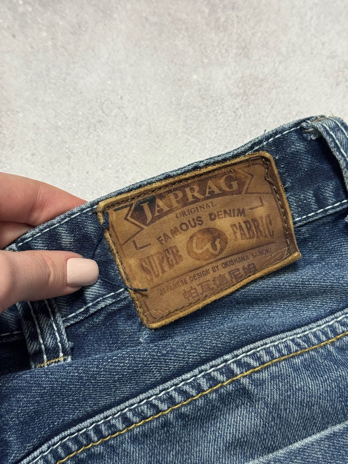 If Six Was Nine Vintage Okishama Samoki Jeans Denim Pants Japanese Dirty Y2K Size US 32 / EU 48 - 11 Thumbnail