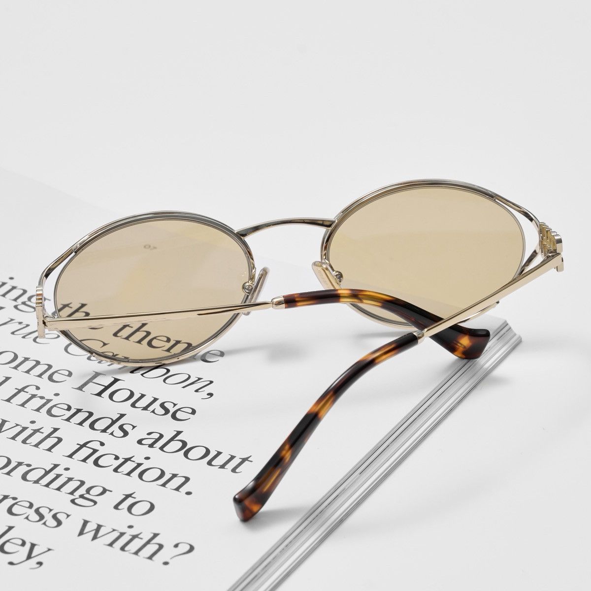 Miu Miu MIU MIU 0MU 52YS ZVN10R SUNGLASSES Size ONE SIZE - 7 Thumbnail