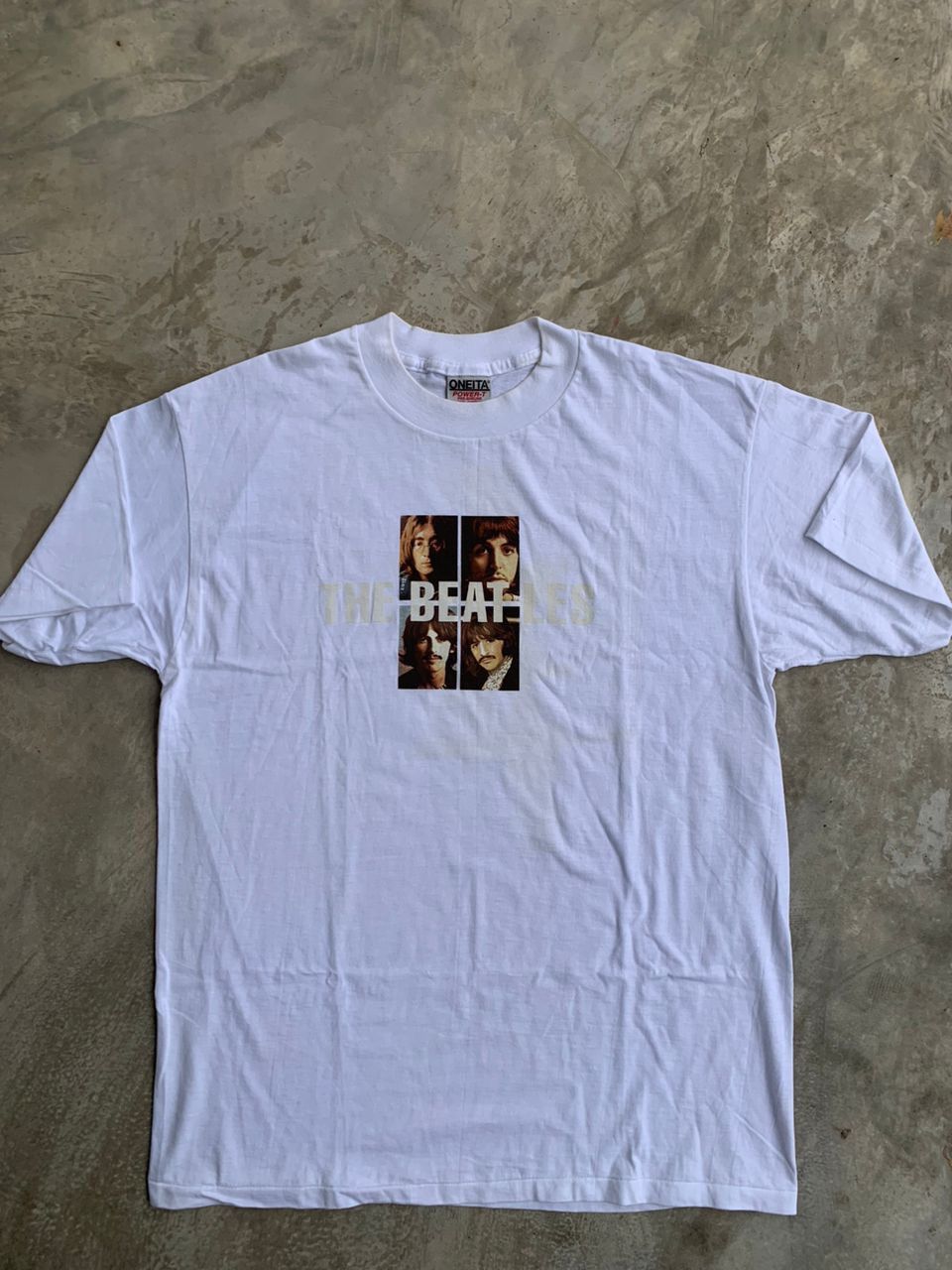 Band Tees The Beatles 1995 Vintage THE WHITE ALBUM Promo tee Size US L / EU 52-54 / 3 - 1 Thumbnail