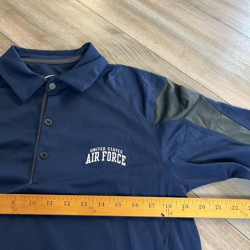 Nike Nike Dri-Fit Air Force Athletic Polo Men Small Bin M-28 Size US S / EU 44-46 / 1 - 5 Thumbnail