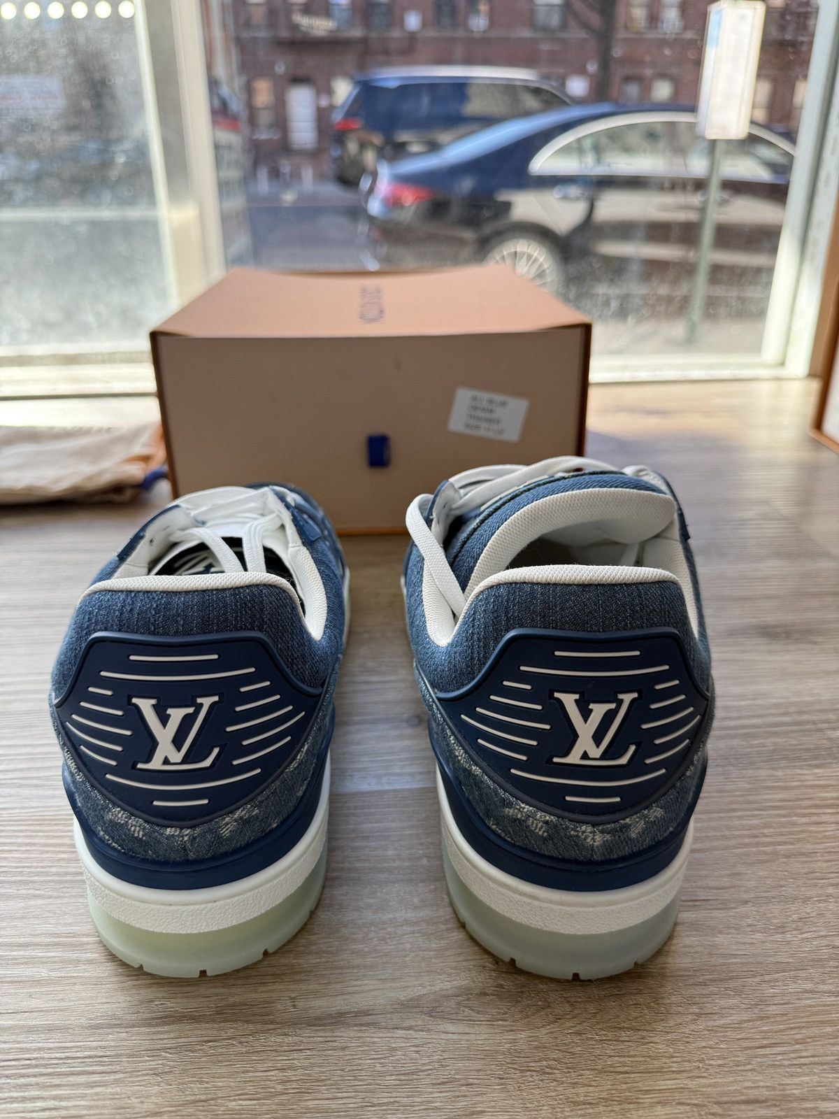 Louis Vuitton Louis Vuitton Denim trainer Sneakers Size US 12 / EU 45 - 5 Thumbnail