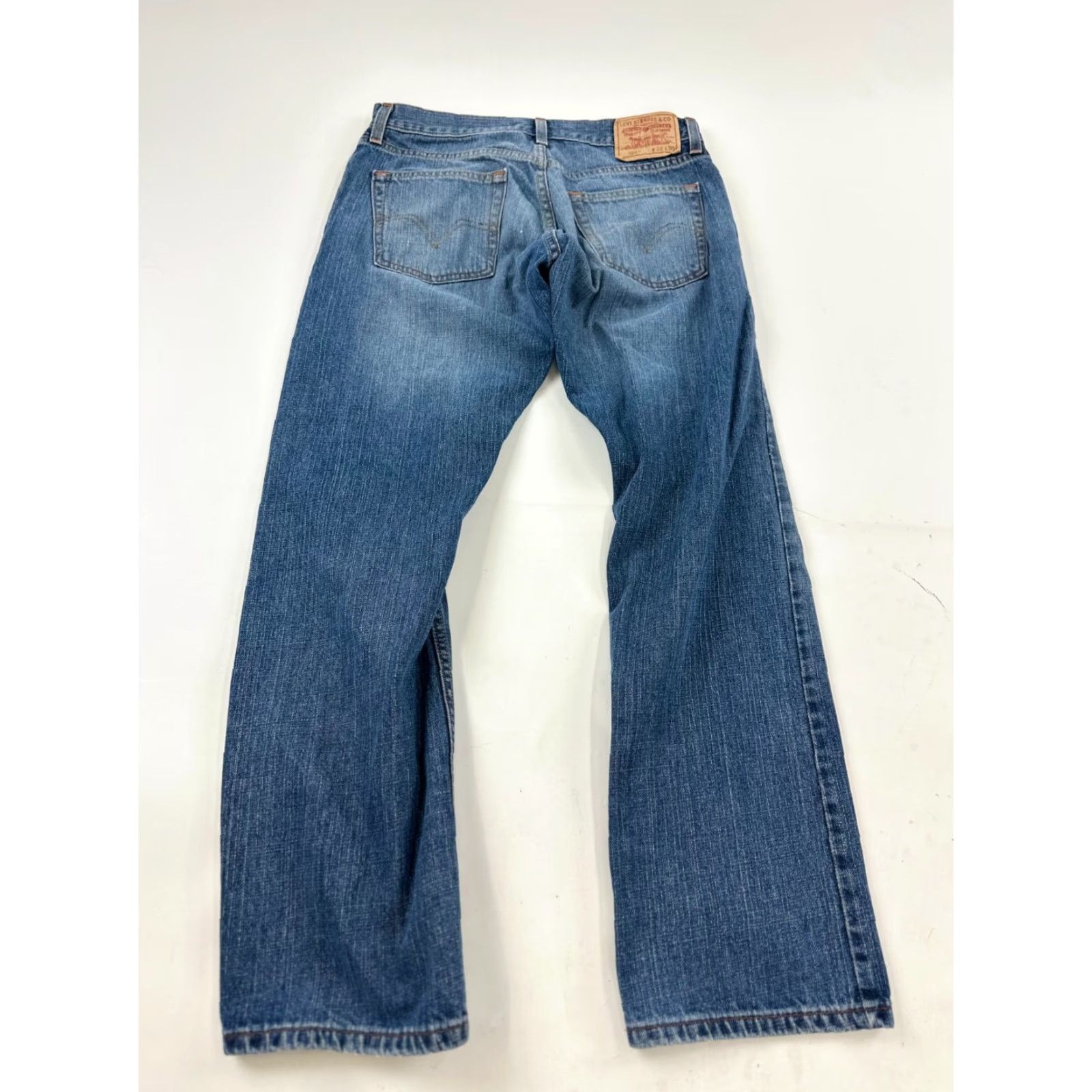 Levi's Levi’s 514 Jeans Mens 32x30 Blue Denim Mid Rise Slim Straight Leg Preppy Shirt Order Size US 32 / EU 48 - 2 Thumbnail