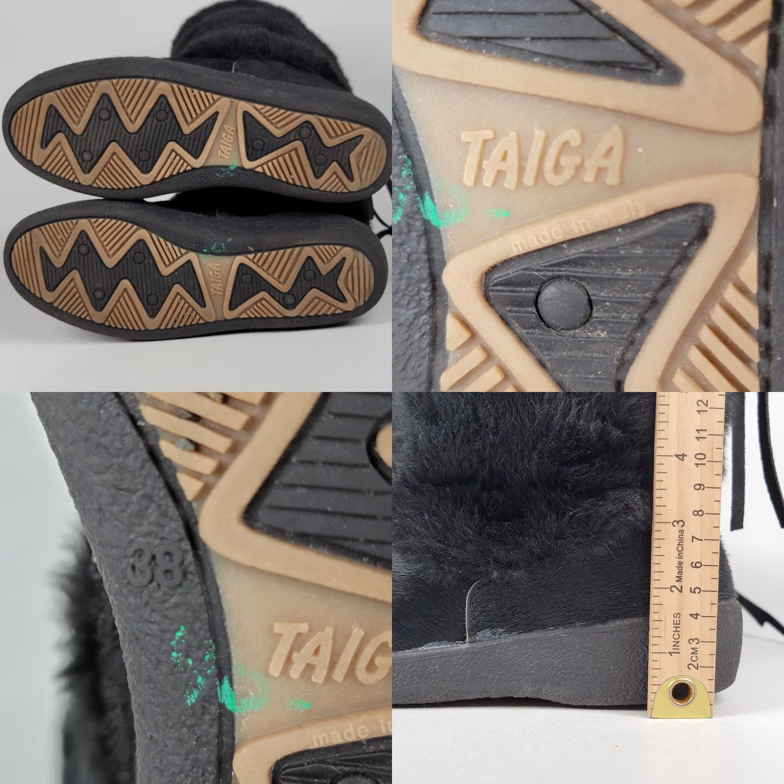 Vintage VINTAGE Technica Goat Hair Black Boots Women US 7 EU 38 Mid-Calf Pull On Snow Boot Ski Womens Size US 5 / IT 35 - 8 Thumbnail