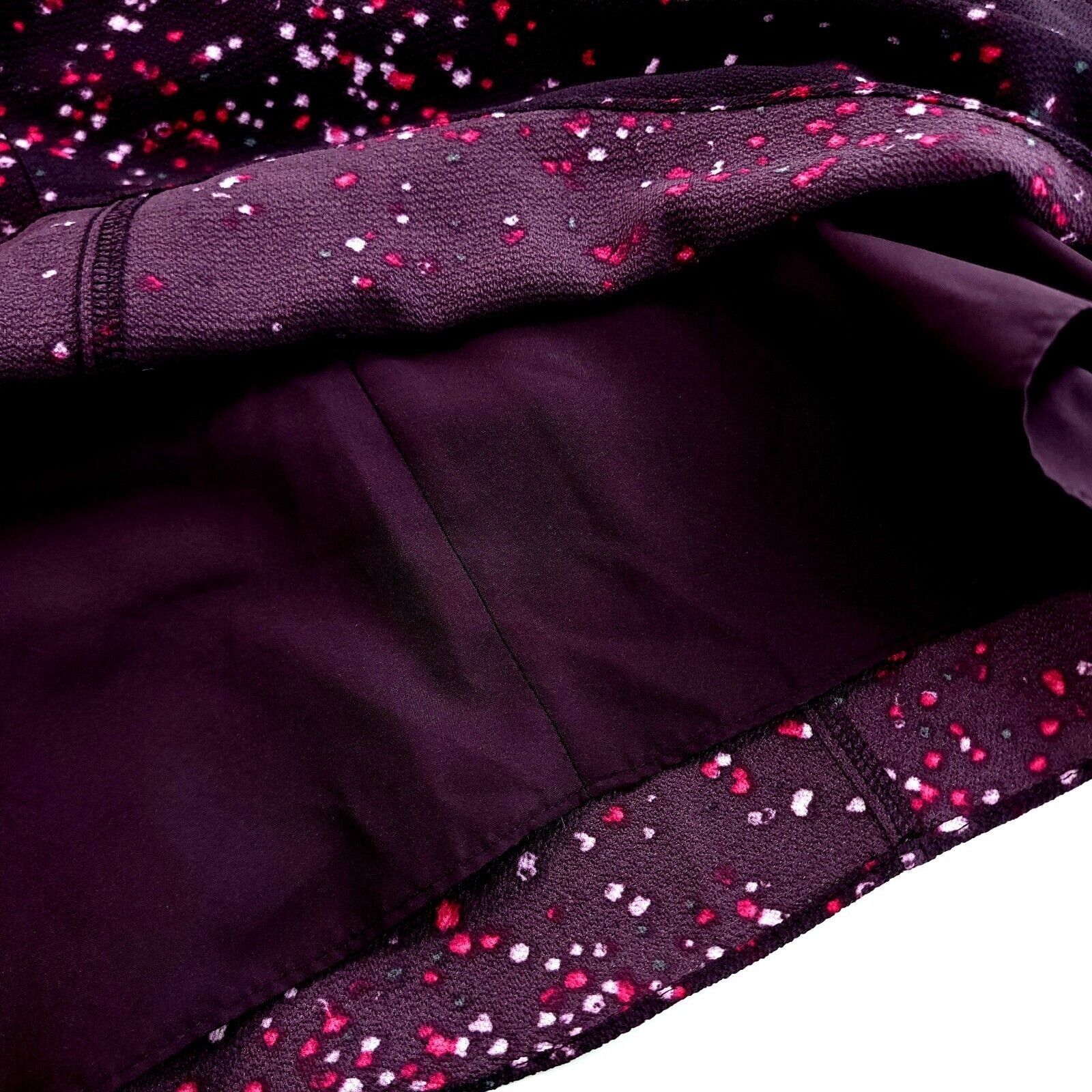 Apt. 9 Apt 9 Purple Dot Front 1/4 Zip Long Sleeve Long Dress Large Size L / US 10 / IT 46 - 13 Thumbnail
