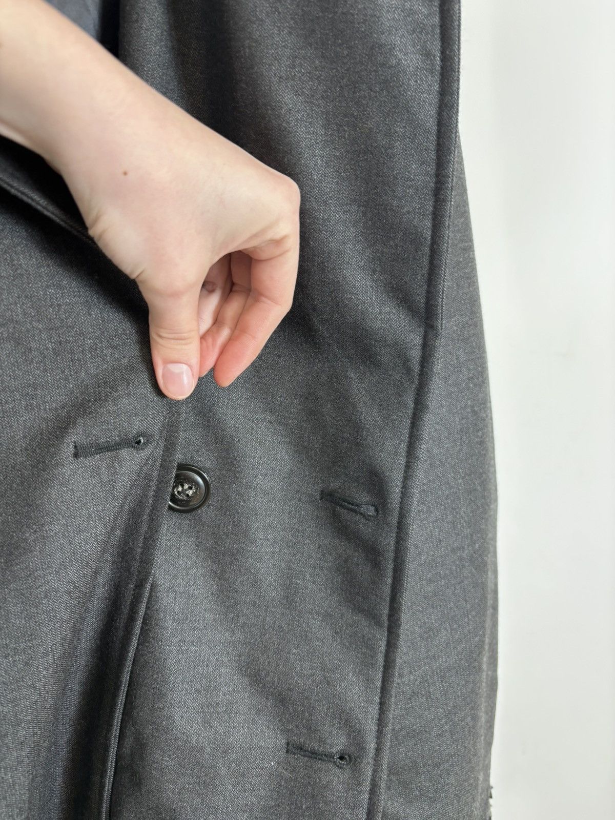 Boggi Boggi Milano Men’s Gray Water Repellent Down Wool Coat Size US L / EU 52-54 / 3 - 13 Thumbnail
