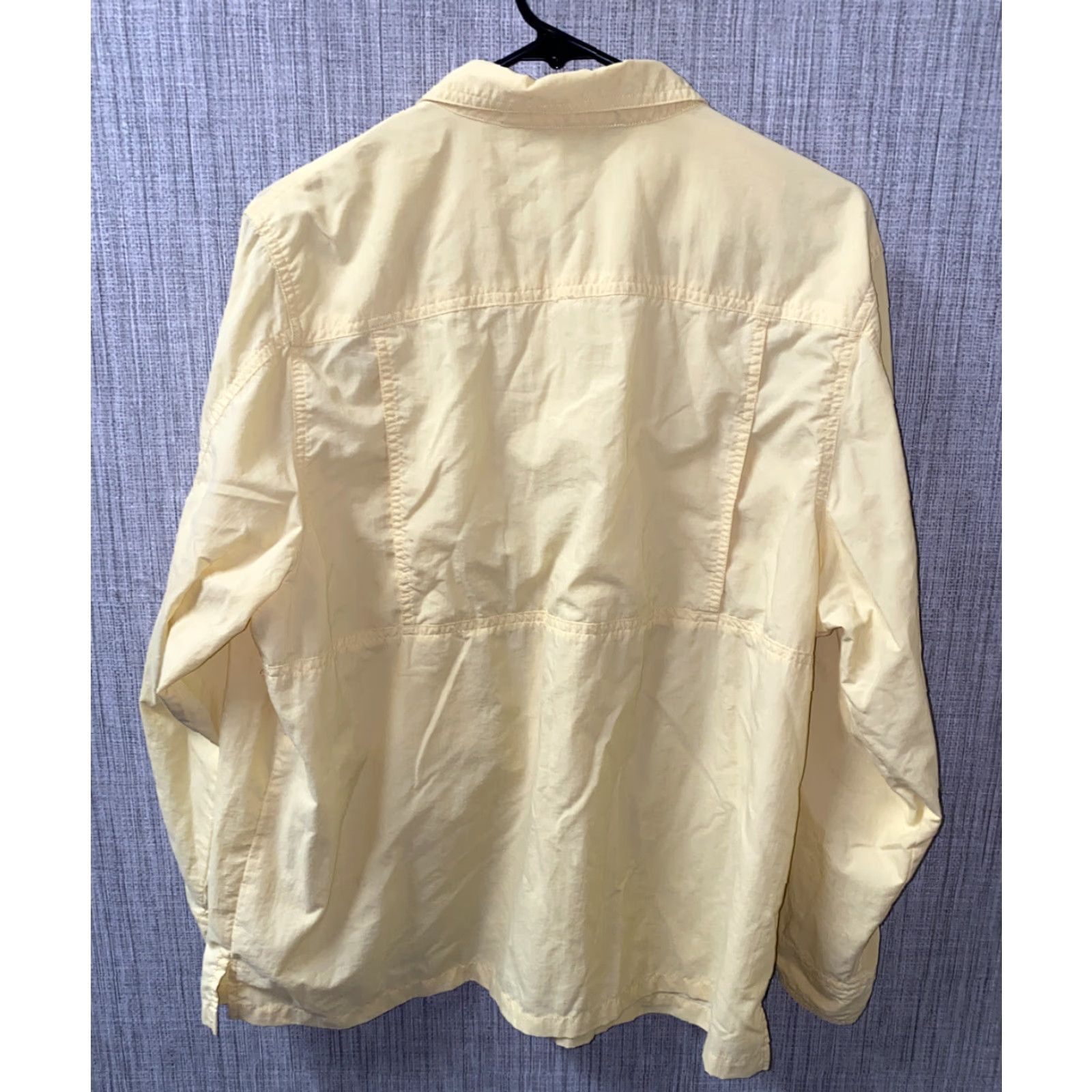 Vintage Campmor Womens Button Up Shirt XL Long Sleeve Yellow Nylon Regular Casual Campmor Women Button-Up Shirt Size XL / US 12-14 / IT 48-50 - 4 Thumbnail