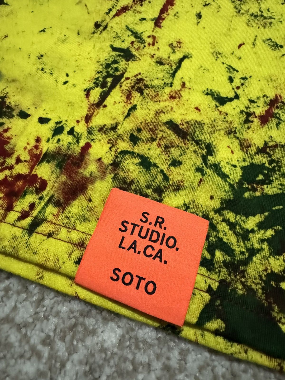 Sterling Ruby SR Studios Yellow Hand Dyed Longsleeve Size US S / EU 44-46 / 1 - 6 Thumbnail