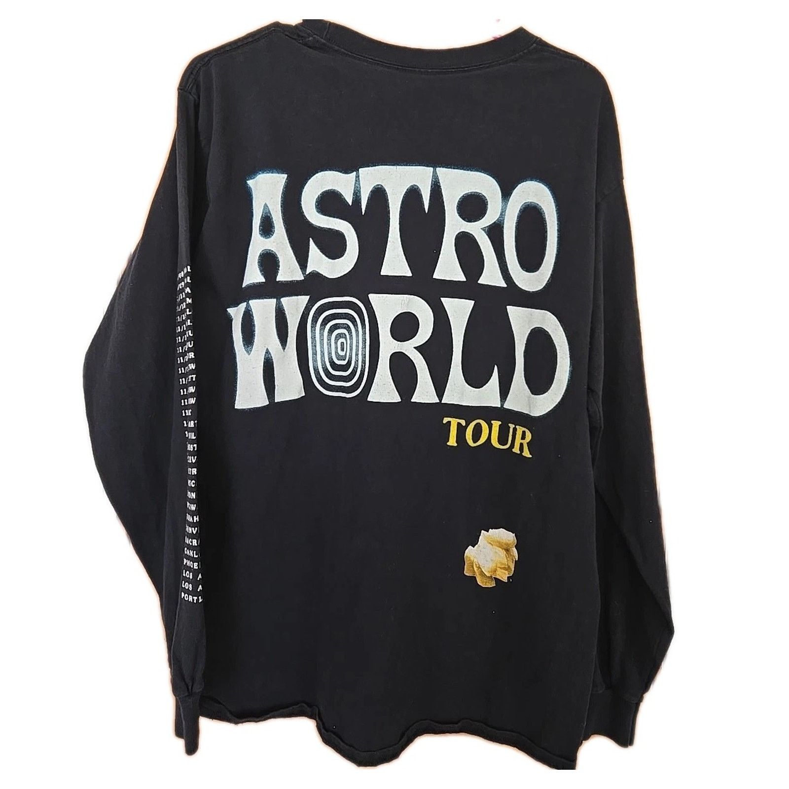 Travis Scott Travis Scott Astroworld Tour - Popcorn Long Sleeve Medium Size US M / EU 48-50 / 2 - 1 Thumbnail