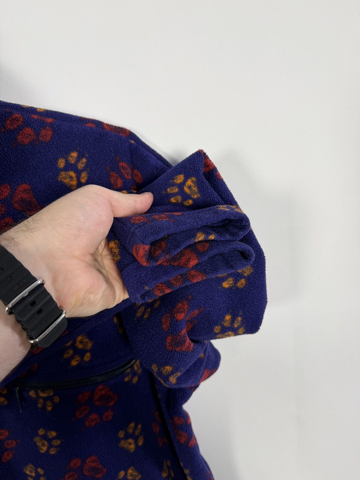 Jack Wolfskin Jack Wolfskin Paw Print Half Zip Outdoor Fleece Jacket Italy Size US S / EU 44-46 / 1 - 7 Thumbnail