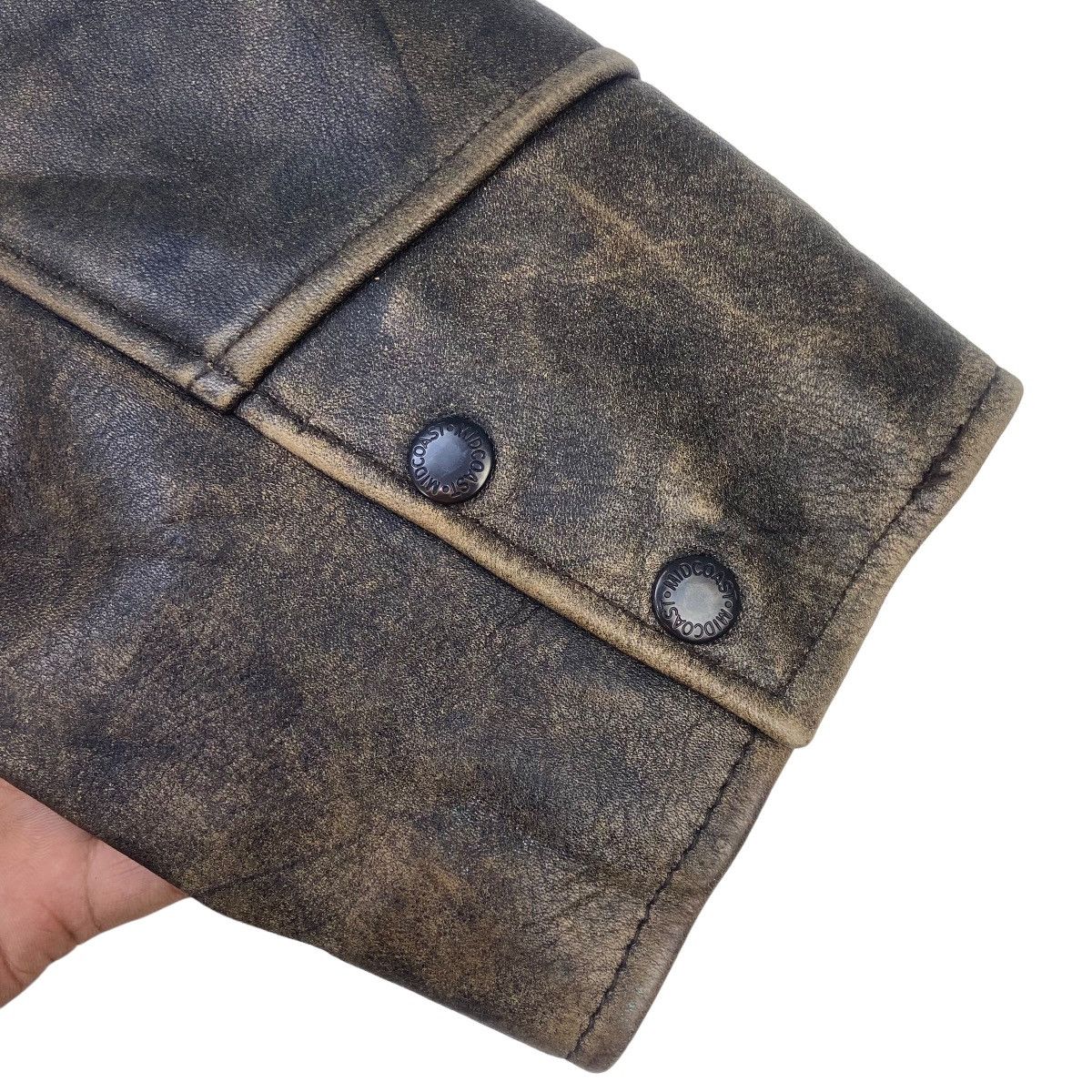 Genuine Leather Vtg 80s Midcoast International Original American Trade Mark Size US M / EU 48-50 / 2 - 11 Thumbnail