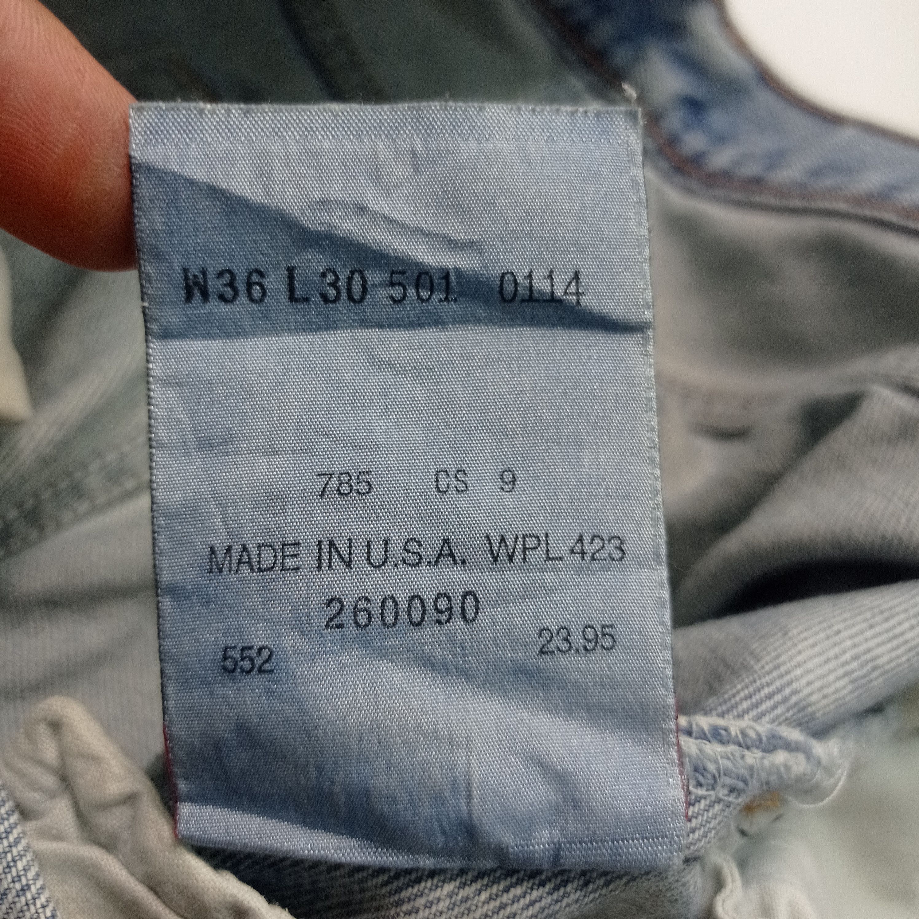 Levi's Vintage Levi's 501Faded Made In Usa Pants Size US 34 / EU 50 - 3 Thumbnail