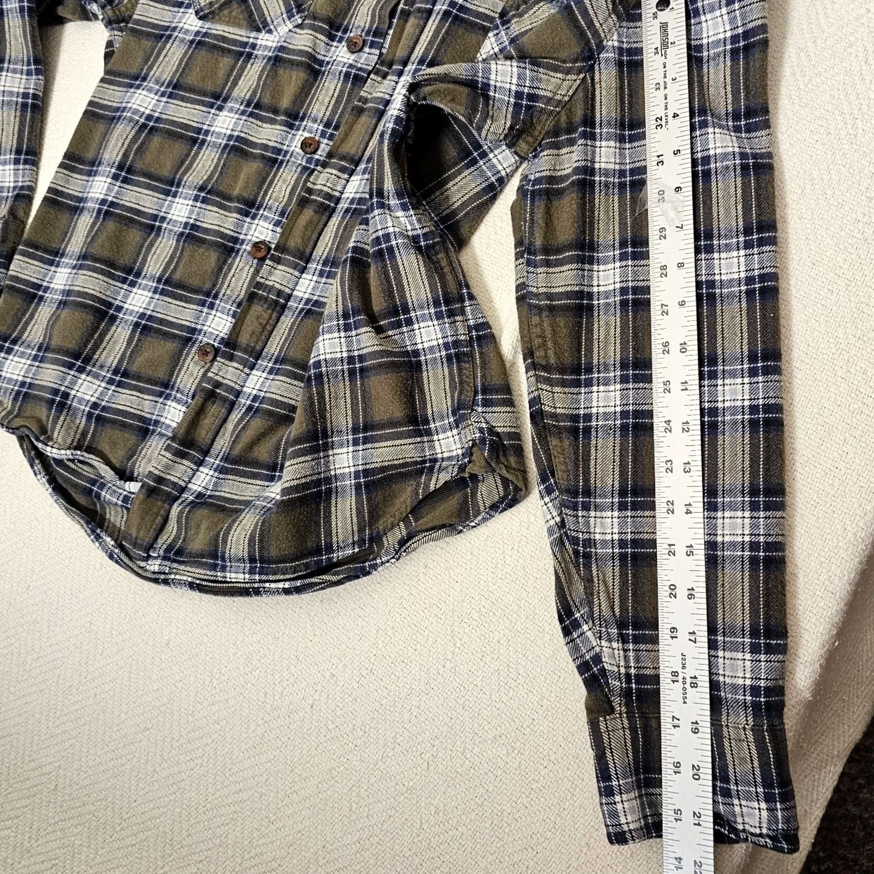 Vintage JACHS Shirt Men's L Green Blue Plaid Flannel Cotton Long Sleeve Button-Up Collar Spread Vintage: No, Regular Fit, 100% Cotton, Logo Size US L / EU 52-54 / 3 - 6 Thumbnail