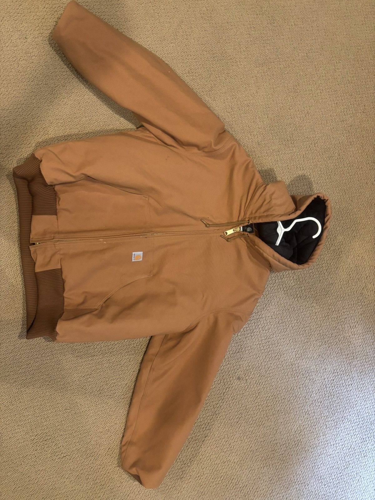 Carhartt Carhartt J140 Loose Fit Active Jacket Brown XL Made in USA Size US XL / EU 56 / 4 - 1 Thumbnail