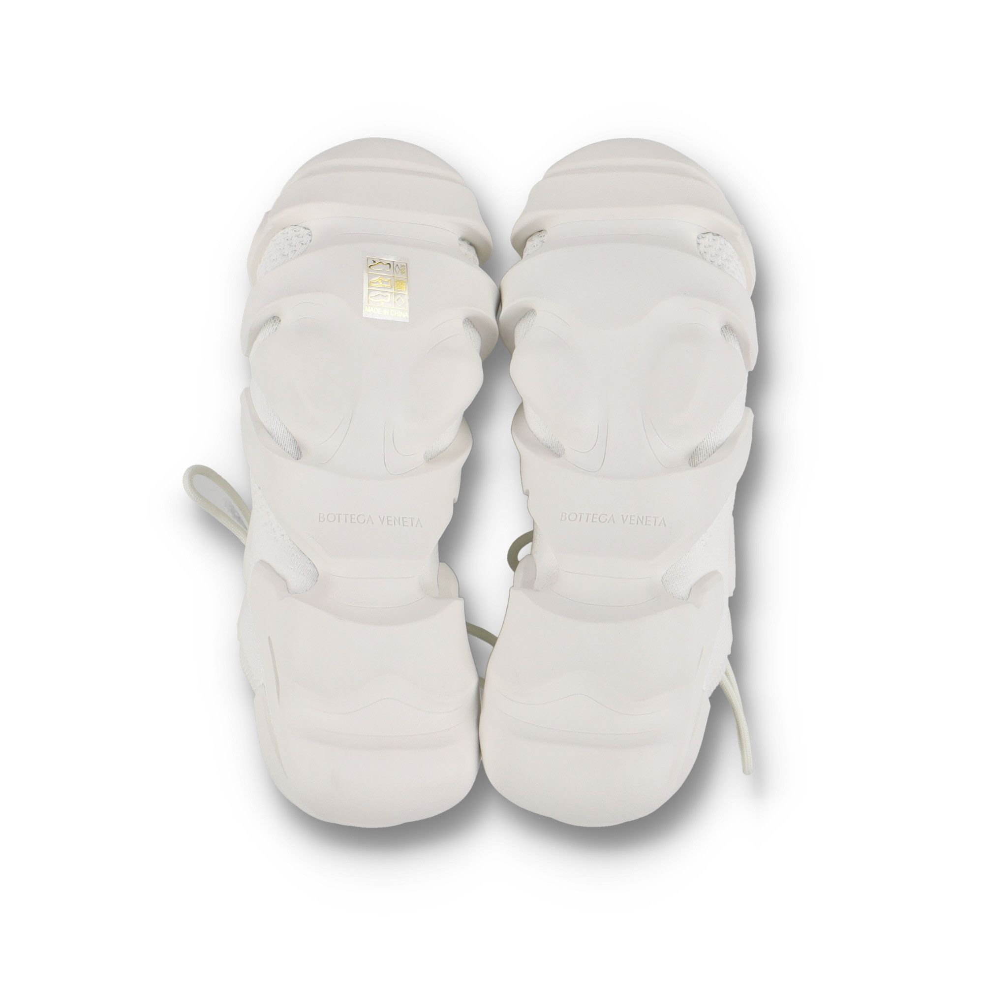 Bottega Veneta White Technical Knit Flex Sneakers Size US 10 / IT 40 - 7 Thumbnail