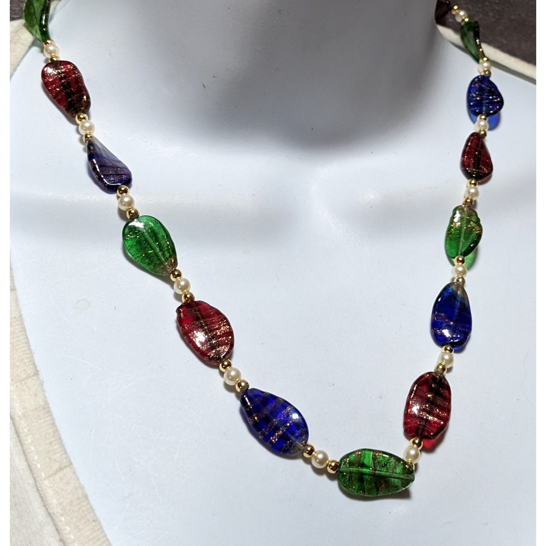 Other Rainbow Glitter Glass Necklace Size ONE SIZE - 6 Thumbnail