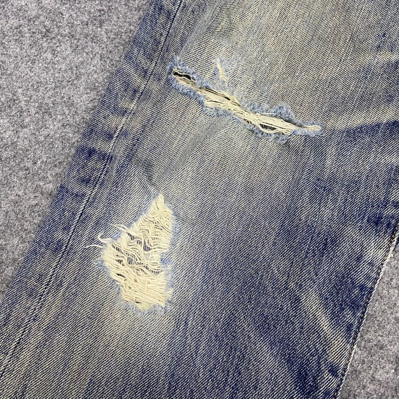 Levi's Vintage Levis 501 Distressed Denim Kurt Cobain Style Size US 34 / EU 50 - 10 Thumbnail