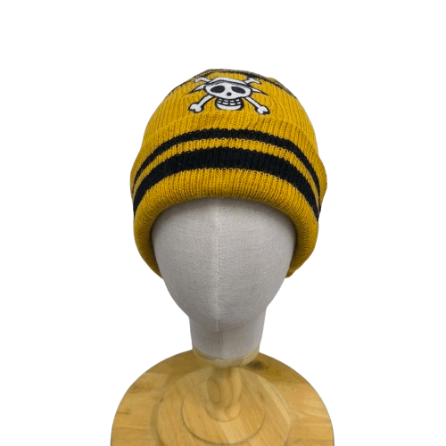 🐇 One piece japanese anime big logo stripes beanie hat
