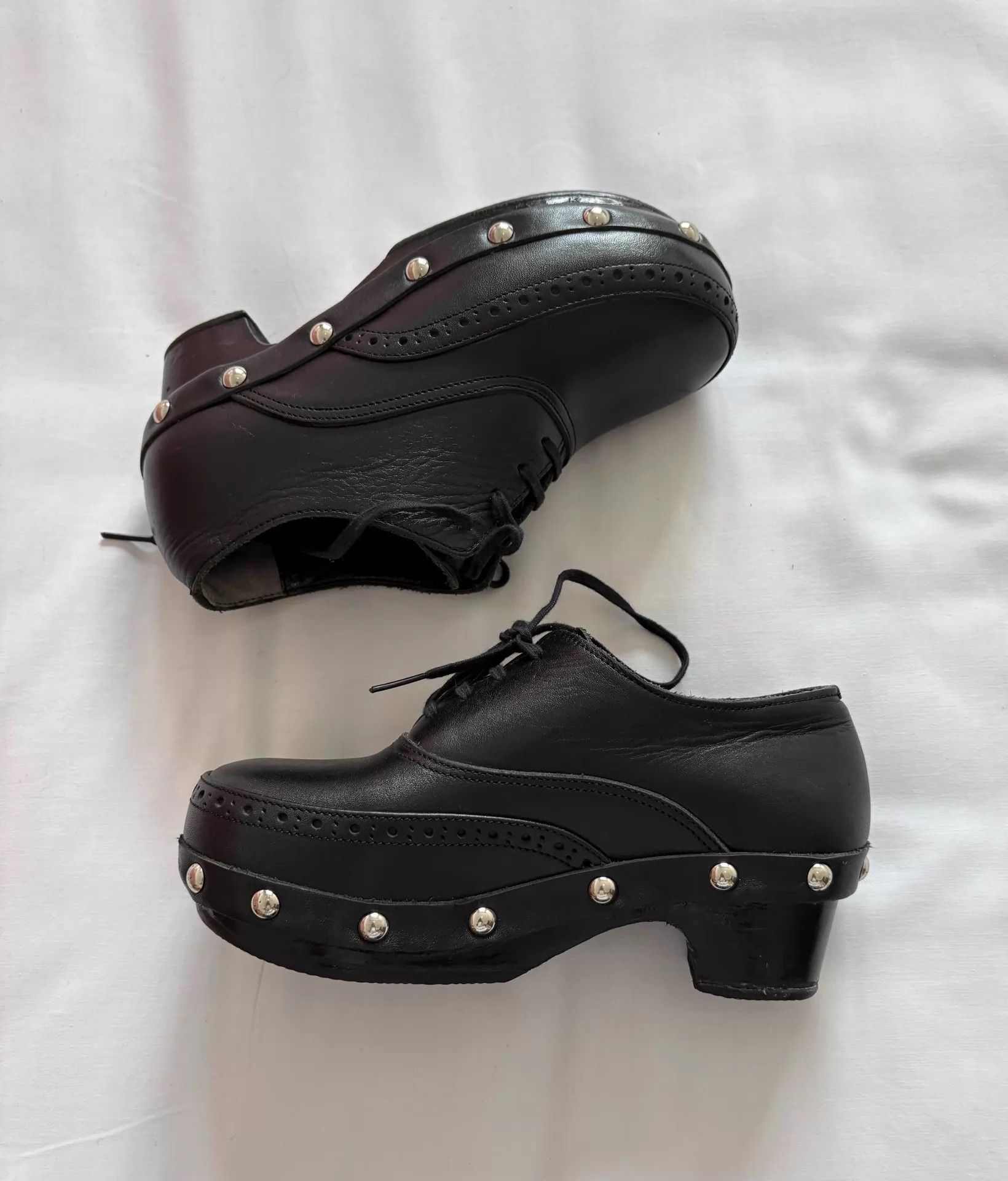 Comme des Garcons Comme des Garçons CDG Studded Round Toe Geta 22cm 35-36 Size US 5 / IT 35 - 2 Thumbnail