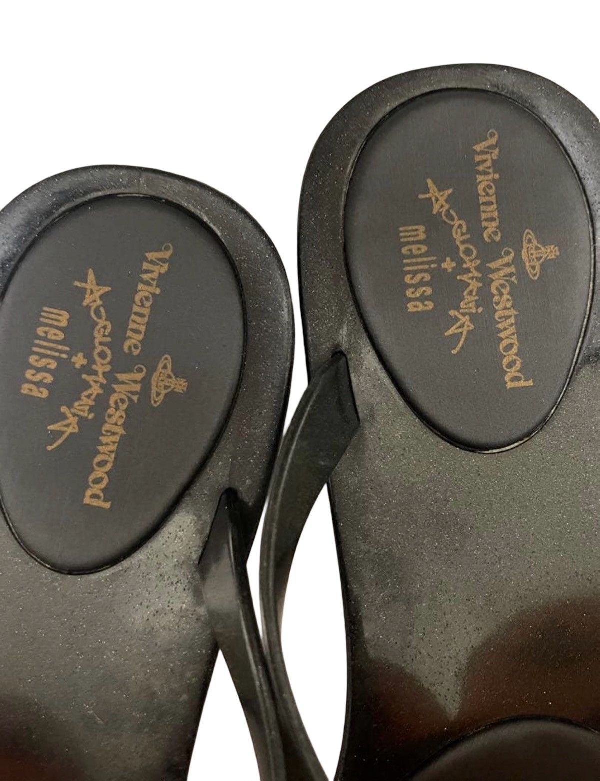 Melissa × Vivienne Westwood Vivienne Westwood x Melissa Heart Sandals (Black/Brown) Size US 7 / IT 37 - 2 Thumbnail