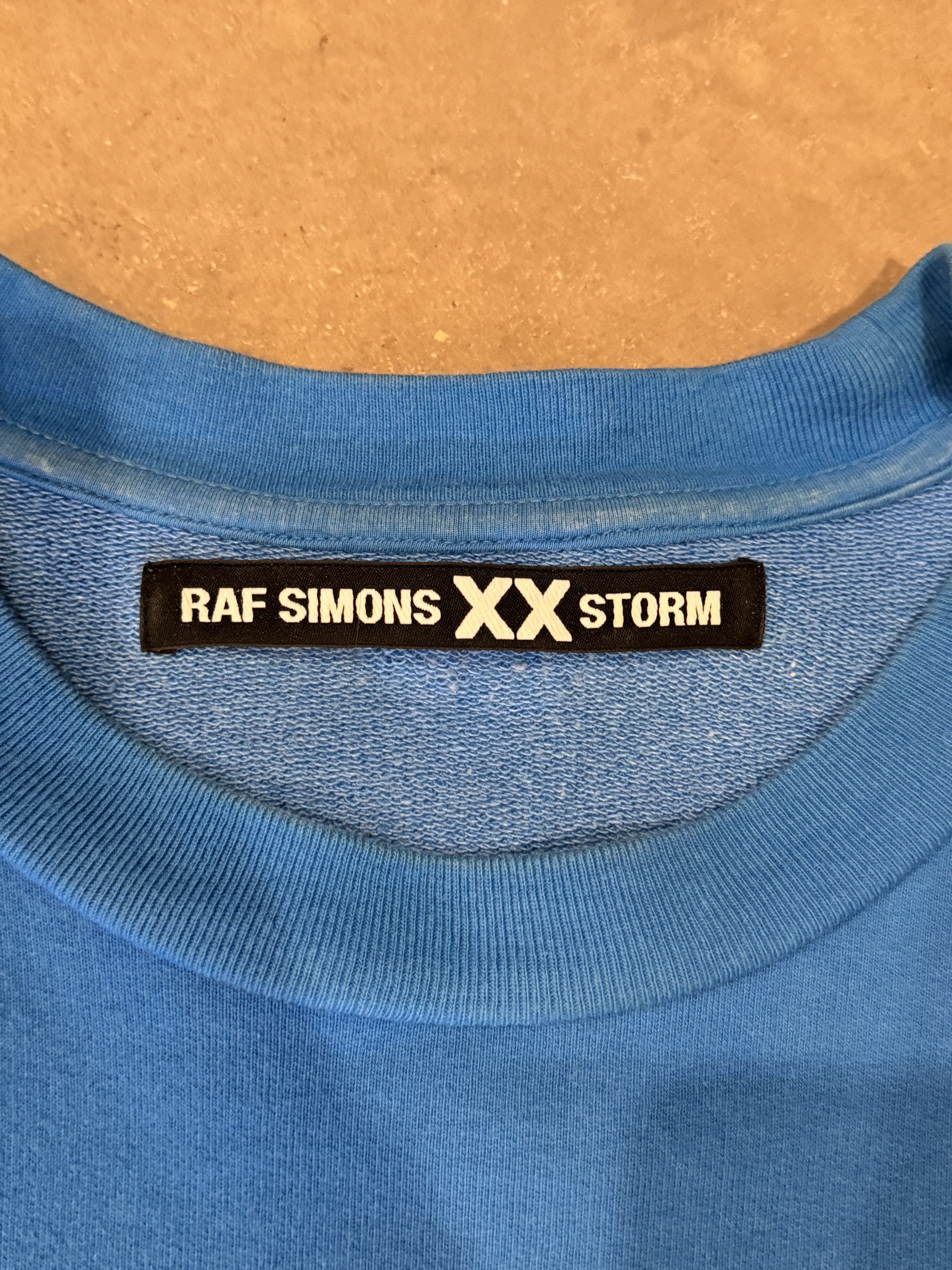 Raf Simons Raf Simons XX Storm Blue Crewneck Size US XL / EU 56 / 4 - 3 Thumbnail