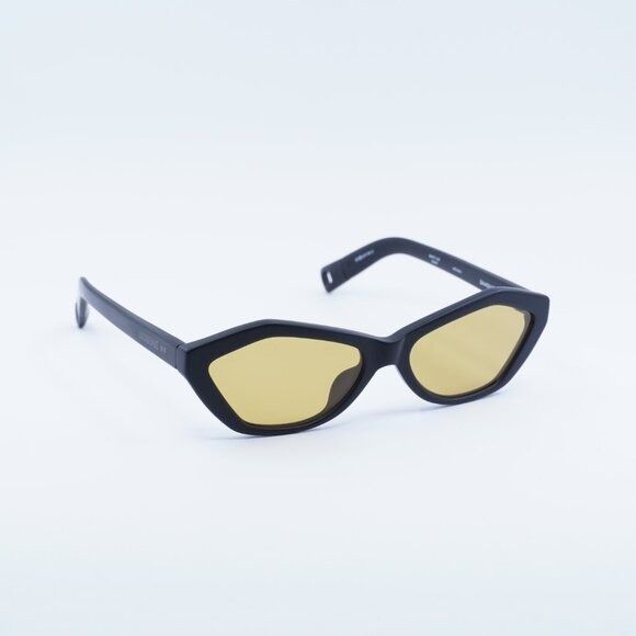 Jacquemus Jacquemus BAMBINO JAC/42 C6 Sunglasses Shiny Black Cat Eye Size ONE SIZE - 4 Thumbnail