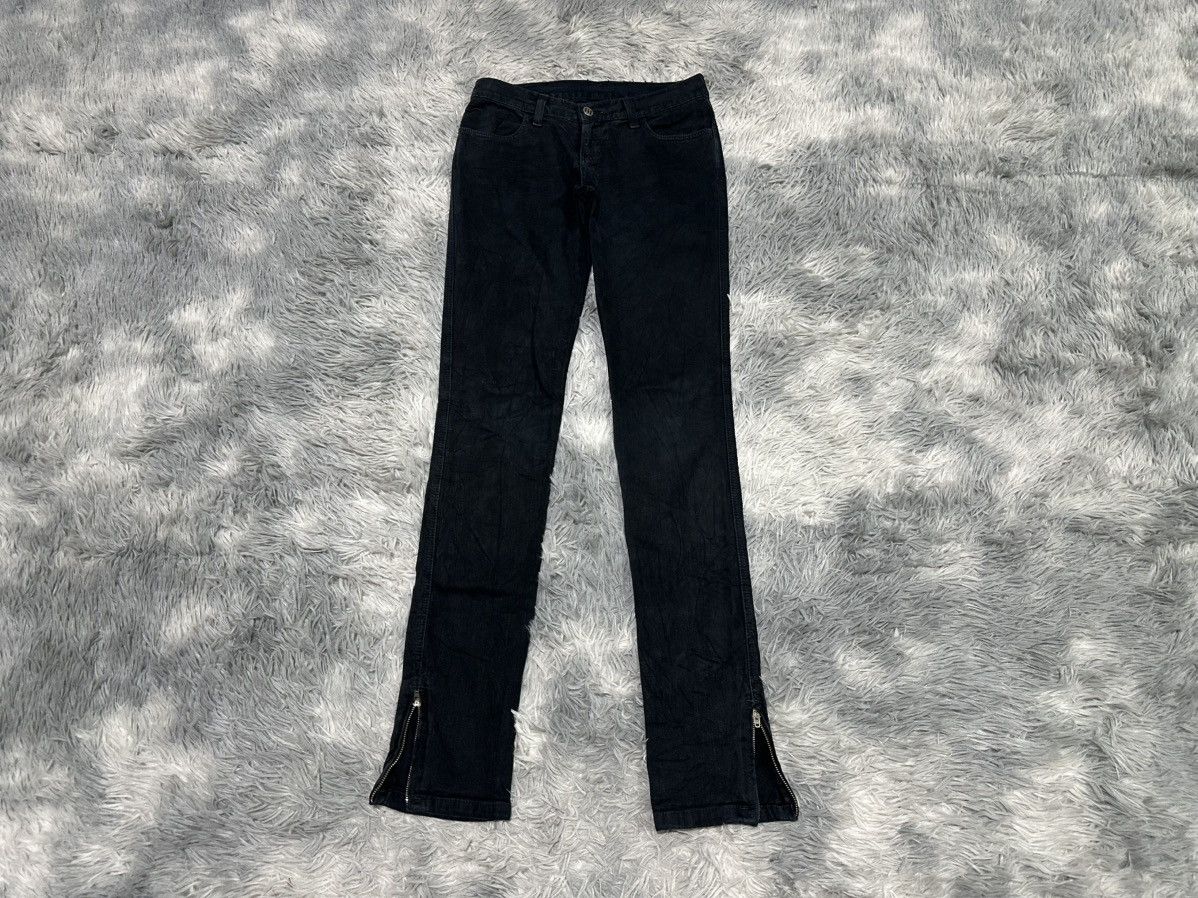Ksubi 🔥Y2K Ksubi Super Skinny Zip Black Denim Size US 27 - 1 Thumbnail