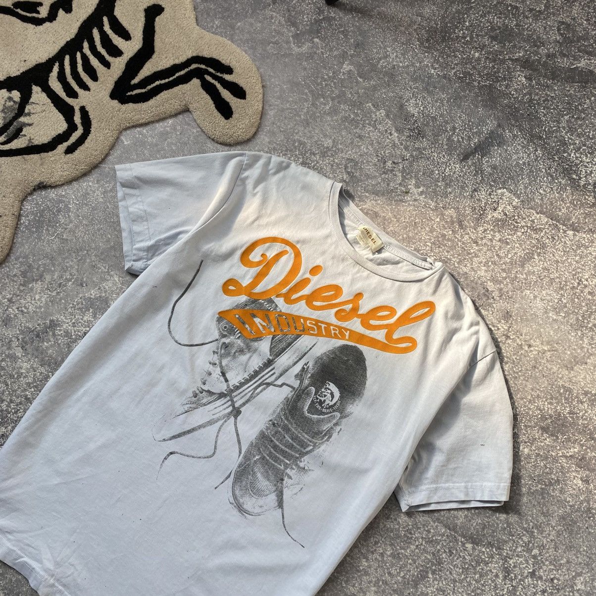 Diesel Vintage Diesel Biv Logo graphic y2k Streetwear opium tee Size US XL / EU 56 / 4 - 2 Thumbnail