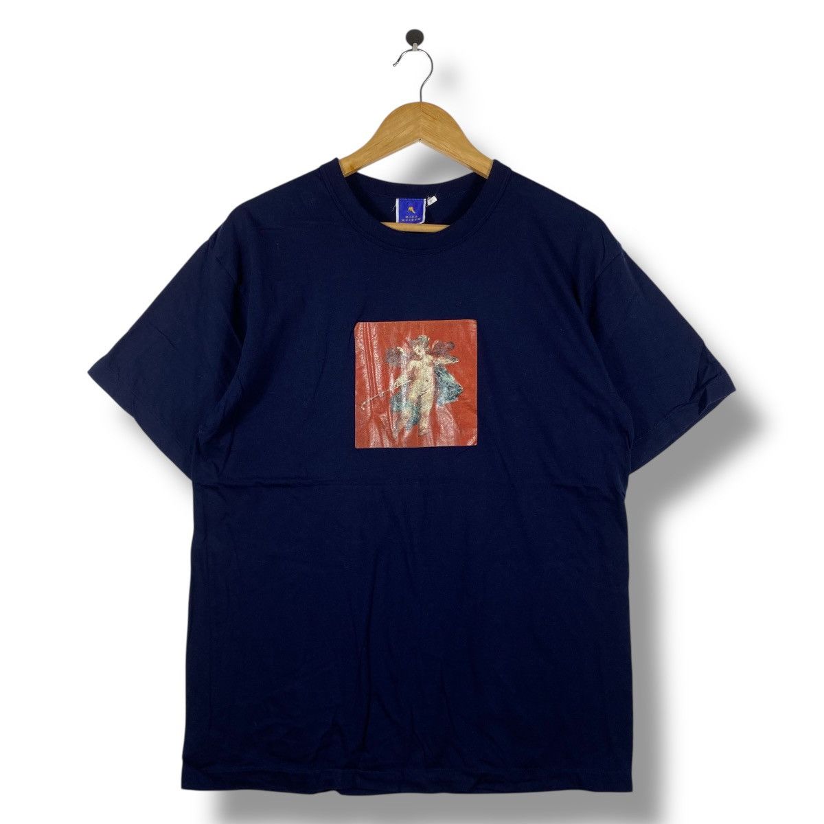 Vintage Vintage MIHO MUSEUM Fresco Fragment With Cupid Art Tee Shirt Size US L / EU 52-54 / 3 - 1 Thumbnail