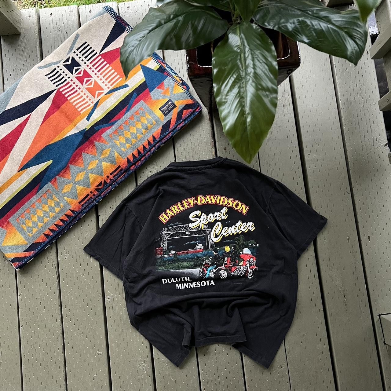 Harley Davidson × Vintage Vintage Harley Davidson T Shirt Size US XL / EU 56 / 4 - 2 Thumbnail