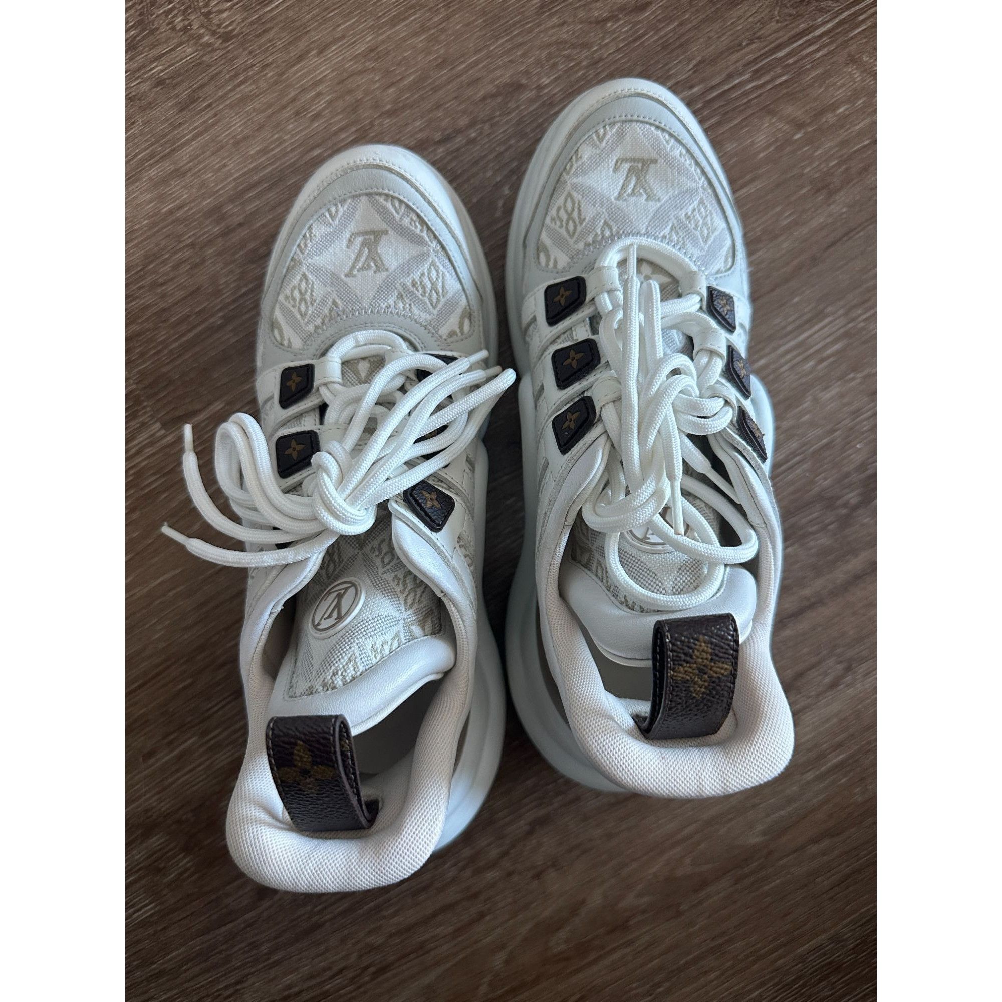 Louis Vuitton Louis Vuitton Louis Vuitton Archlight cloth trainers Monogra Size US 7 / IT 37 - 3 Thumbnail