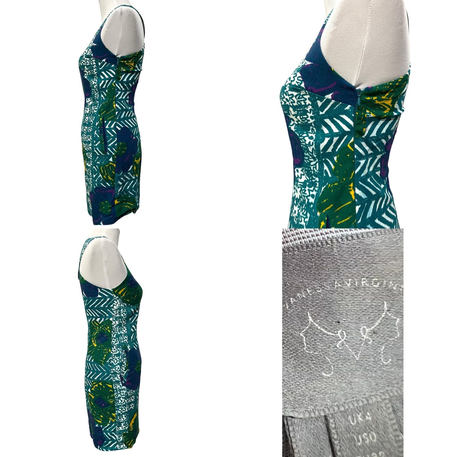 Anthropologie Anthropologie | Vanessa Virginia Graphic Hibiscus shift Dress Sleeveless Sz 0 Size XS / US 0-2 / IT 36-38 - 8 Thumbnail