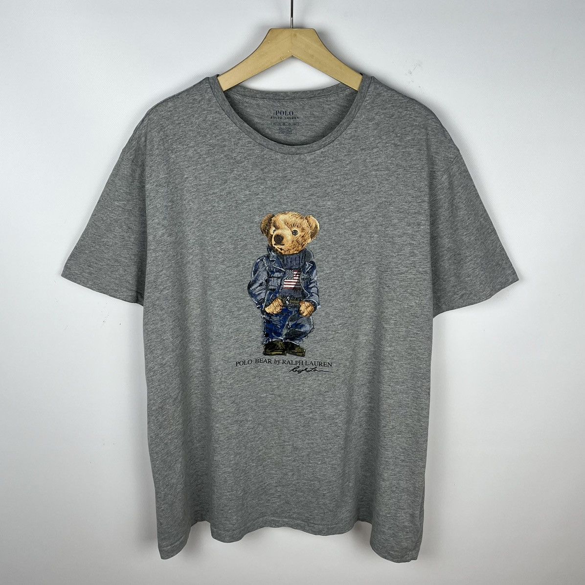 Polo Ralph Lauren Designer Polo Bear by Ralph Lauren big logo T Shirt Size US XL / EU 56 / 4 - 1 Thumbnail