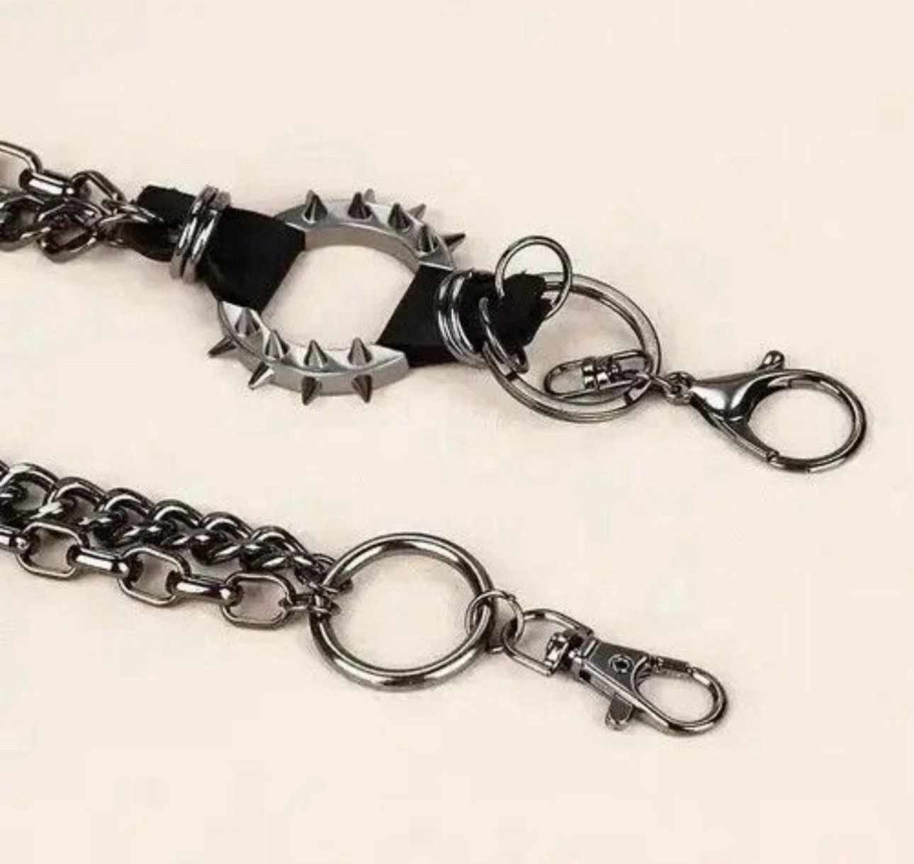 Jewelry Gun Balck Color Hip-hop Pants Belt Chains Size ONE SIZE - 3 Thumbnail