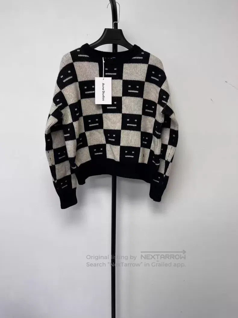 Acne Studios Acne Studios Expression Plaid Crew Neck Long Sleeve Wool S Size XS / US 0-2 / IT 36-38 - 1 Thumbnail