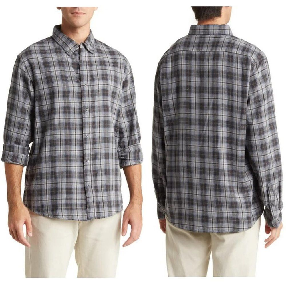 Slate & Stone NWT New Slate & Stone Plaid Flannel Button-Down Shirt Size Size US S / EU 44-46 / 1 - 1 Thumbnail