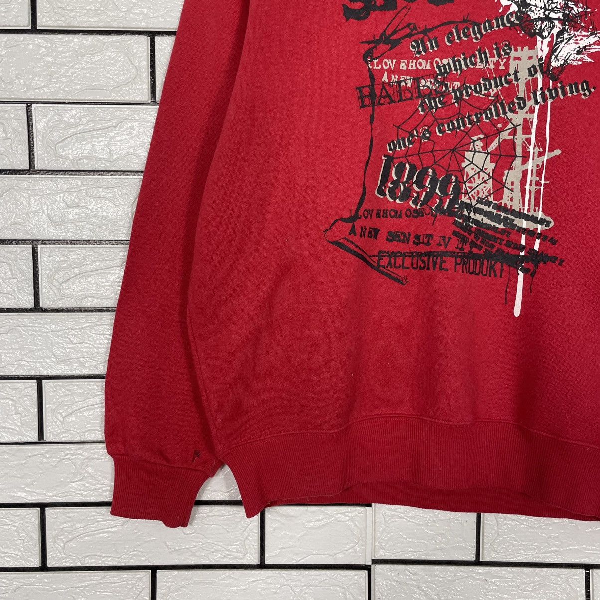 Japanese Brand Seculity Big Print Red Sweatshirt Size US M / EU 48-50 / 2 - 3 Thumbnail