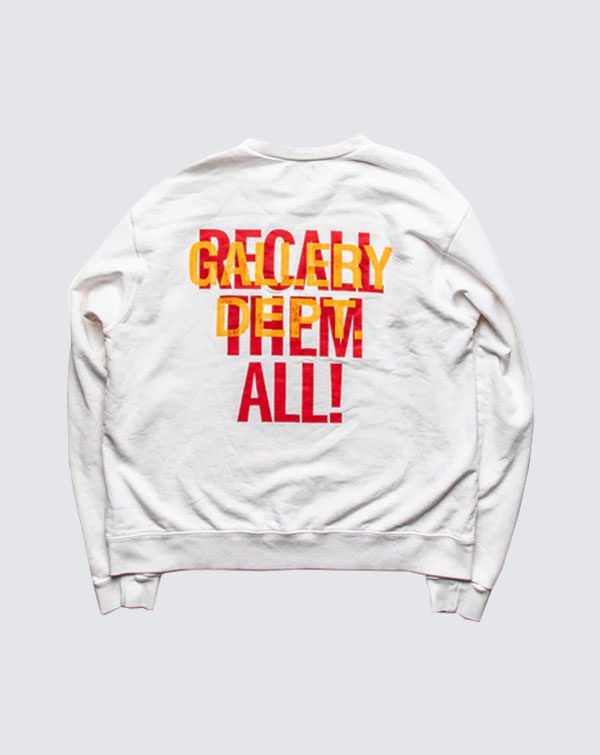 Gallery Dept. o1mle0725 G Ball Crewneck Sweatshirt in White Size US XL / EU 56 / 4 - 2 Thumbnail